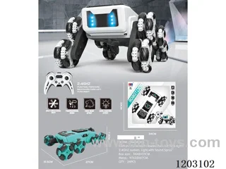 RC Stunt Spray Car 2.4G included 3.7V 500mAh Li-ion Battery with Lights and Music