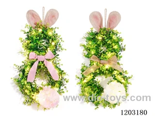 Lighted wreath_x000D_
(Need 3AAA batteries)