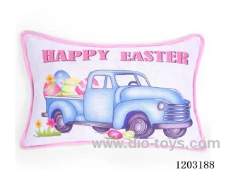 Easter throw pillow