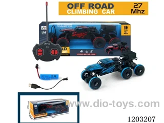 1:14 Alloy 4ch 6-wheel climbing RC car (included battery)