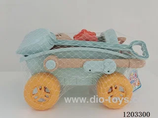 Straw Beach Storage Cart 25PCS