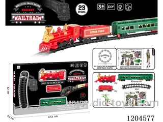 Electric light Music track train (including electricity) Lithium battery with USB cable