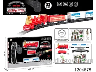 Electric light Music Track Train (battery not included)