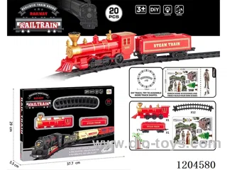(GCC) Electric Light Music Track Train (battery not included)