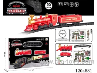 (GCC) Electric light music track train (included battery) Lithium battery with USB cable
