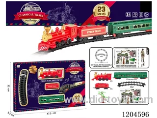(GCC) Electric light music track train (included battery) Lithium battery with USB cable