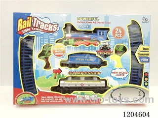 (GCC) Electric light music track train (included battery) Lithium battery with USB cable