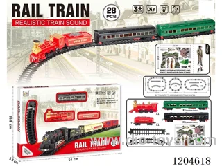 (GCC) Electric Light Music Track Train (battery not included)