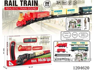 (GCC) Electric Light Music Track Train (battery not included)