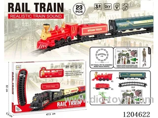 (GCC) Electric Light Music Track Train (battery not included)