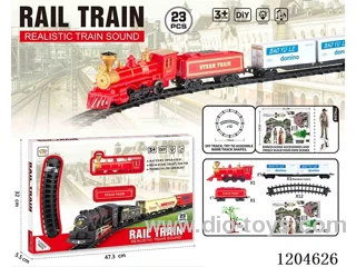 (GCC) Electric Light Music Track Train (battery not included)