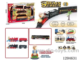 (GCC) Electric light music track train (included battery) Lithium battery with USB cable