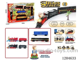 (GCC) Electric light music track train (included battery) Lithium battery with USB cable