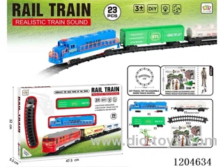 Electric light Music Track Train (battery not included)