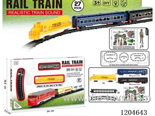 (GCC) (New) Electric Light Music Track Train (battery not included)