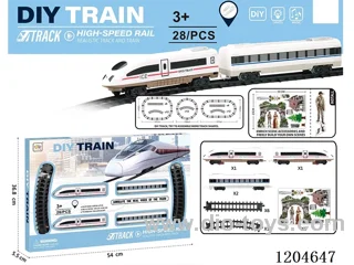 (GCC) Electric Light Music Track Train (battery not included)