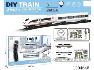 (GCC) Electric Light Music Track Train (battery not included)