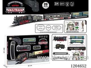(GCC) Electric Light Music Track Train (battery not included)