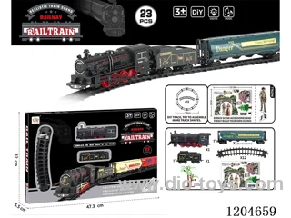 (GCC) Electric light music track train (included battery) Lithium battery with USB cable