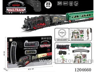 (GCC) Electric Light Music Track Train (battery not included)