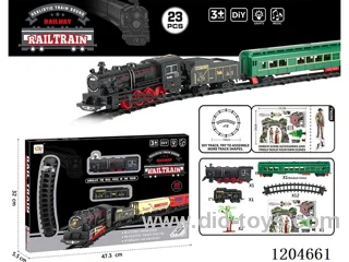 (GCC) Electric light music track train (included battery) Lithium battery with USB cable