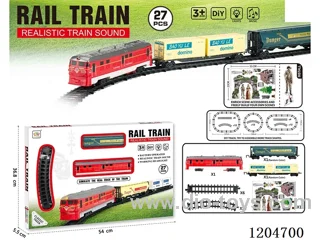 (GCC) Electric Light Music Track Train (battery not included)