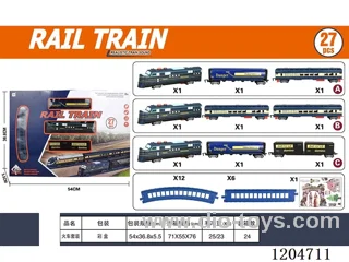 (GCC) Electric light music track train (included battery) Lithium battery with USB cable