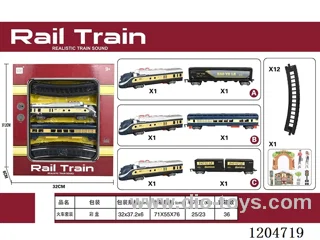 Electric light Music Track Train (battery not included)