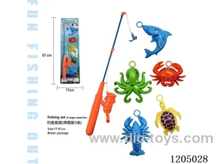 Fishing set (5 large single-sided fish)