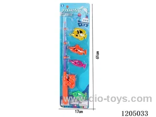 Fishing set (4 double-sided fish)