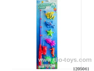 Fishing set (4 Solid fish +2 Goldfish)