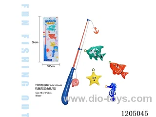 Fishing set (4 solid fish)