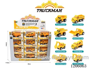 free wheel alloy car 48PCS