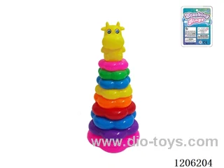 9-Layer Flower Rainbow Rings(Calf)