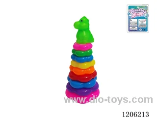 9-Layer Flower Rainbow Rings(Dinosaur)