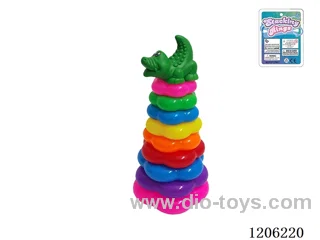9-Layer Flower Rainbow Rings(Crocodile)
