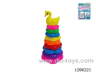 9-Layer Flower Rainbow Rings(Swan)