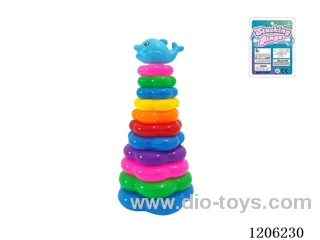 11-Layer Flower Rainbow Rings(Dolphin)