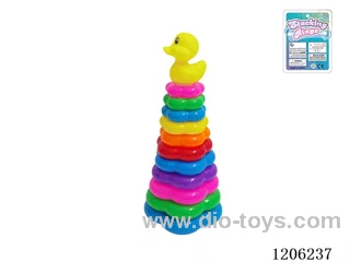 11-Layer Flower Rainbow Rings(Big Head Duck)