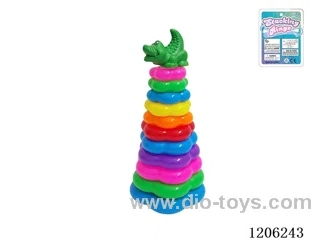 11-Layer Flower Rainbow Rings(Crocodile)