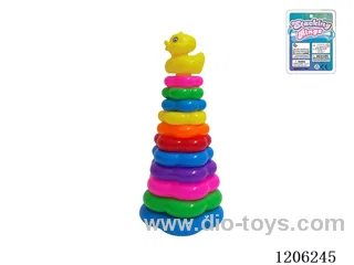11-Layer Flower Rainbow Rings(Doodle Duck)