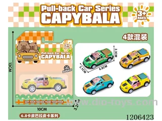 Kapybara pull back Metal Car