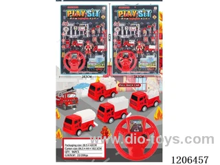pull back Fire Rescue Vehicle