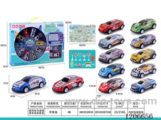 City Jai Metal racing scene set
