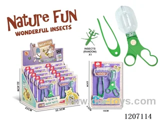 Solid color observation clip set with 1 insect (10pcs/ display box)