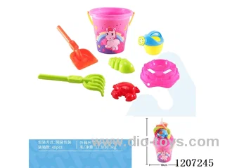 Large unicorn beach bucket