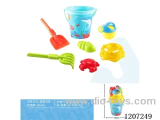 Large shark beach bucket