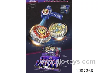 Alloy combat gyro-(with light) 12PCS