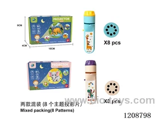 Cartoon projection flashlight