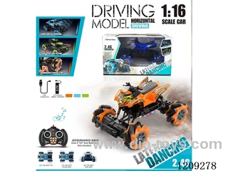 2.4G 1：16 rc stunt car included battery